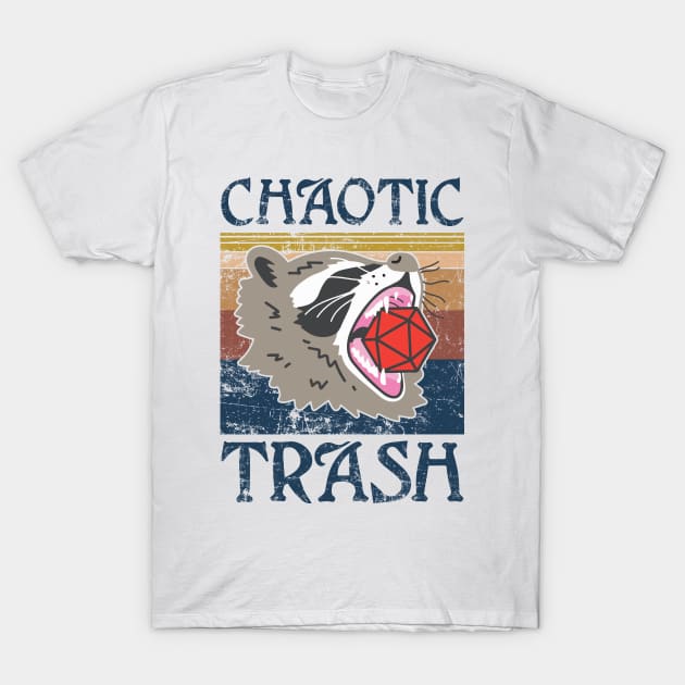 RACCOON CHAOTIC TRASH T-Shirt by Madelyn_Frere